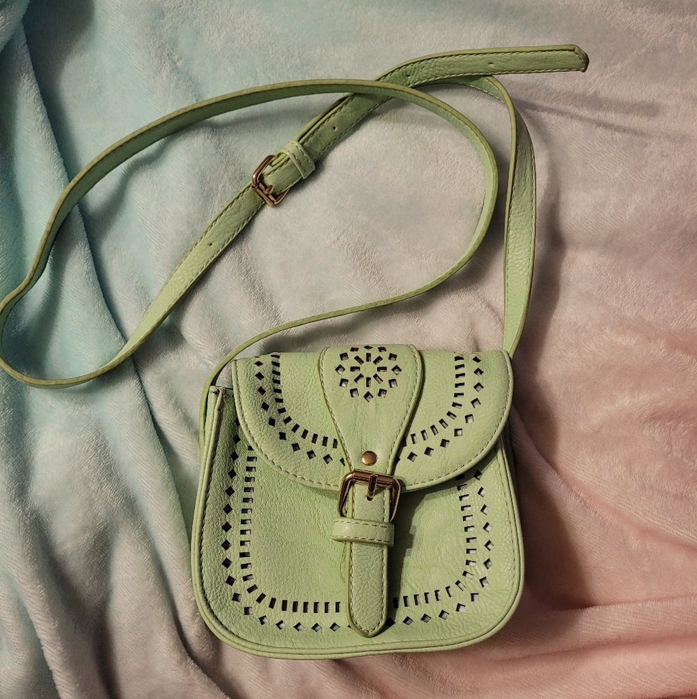 Charming Charlie brand mini light green purse - Picture 1 of 7